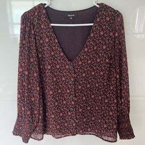 Madewell Floral Blouse